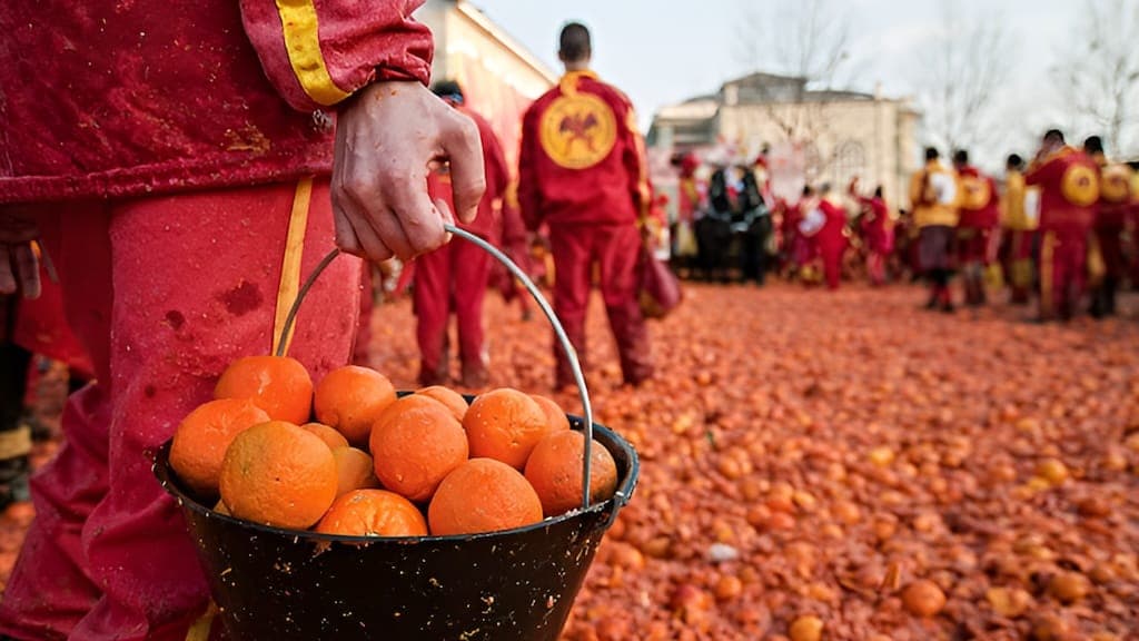 Battle of the Oranges, Italy